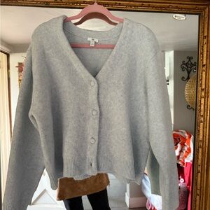 dip Soft Gray Women's Cardigan Sweater
